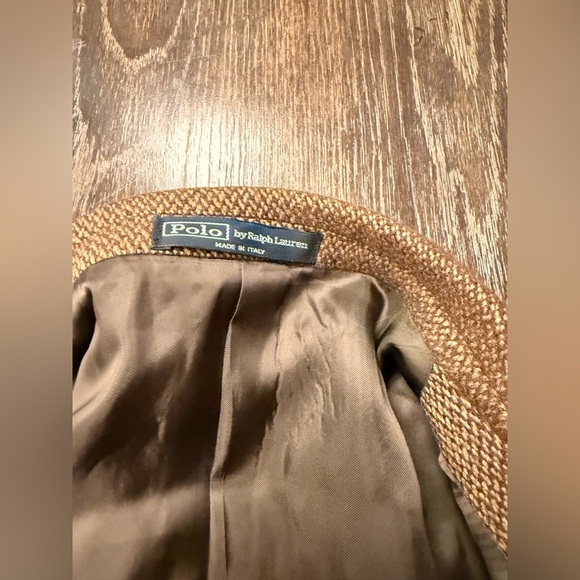 Vintage Polo by Ralph Lauren Plaid Wool Blazer- Made in Italy - Picture 10 of 12